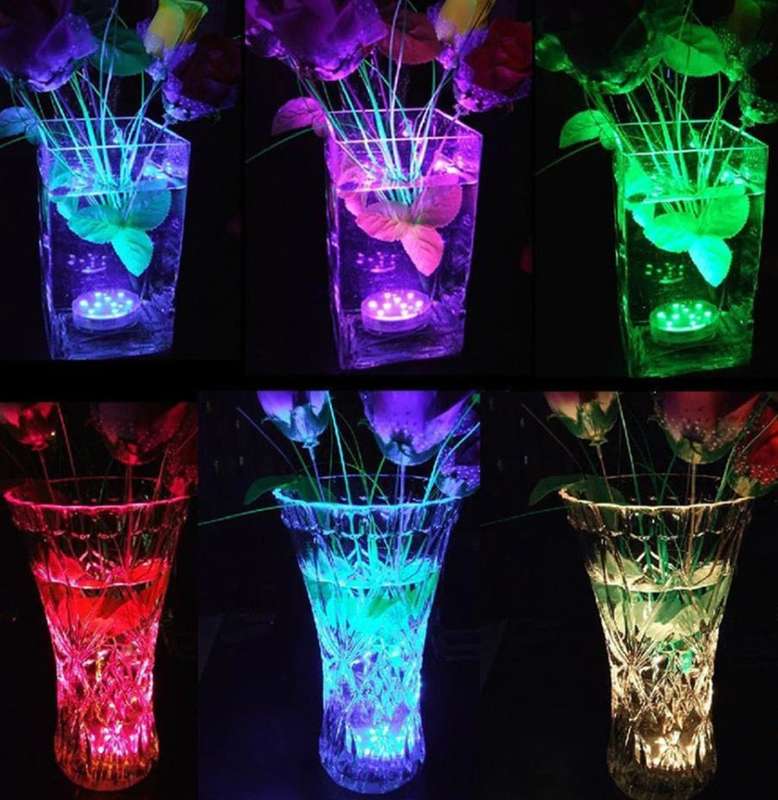 RGB Waterproof Submersible 16 Colour LED Light with Remote Control