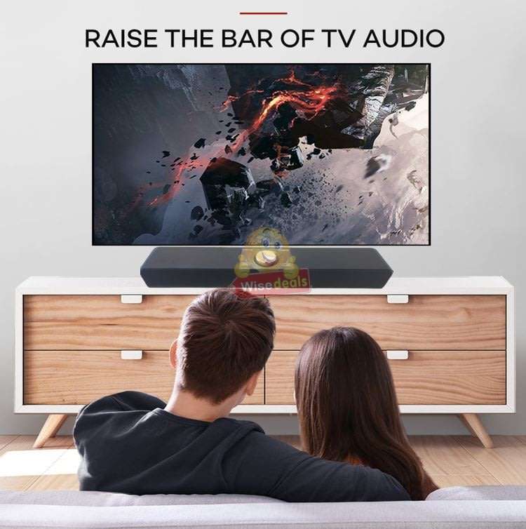 Wireless Bluetooth Sound bar, Filling Stereo Sound 1800mAh Rechargeable Battery