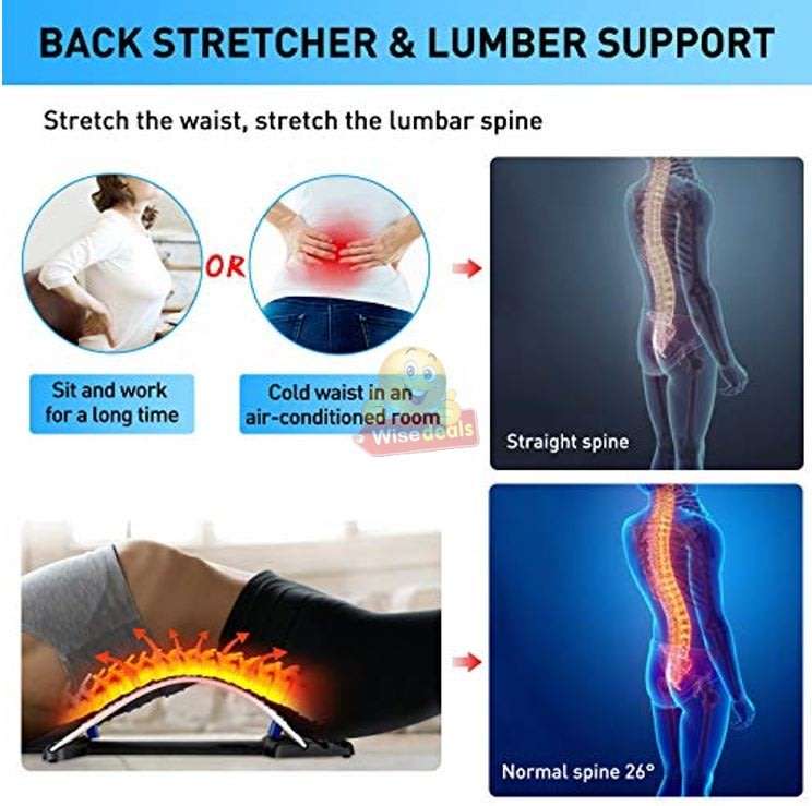 Magic Back Massager Pro Relieves Back Pain, Correct Posture, Promote Blood Circulation etc.