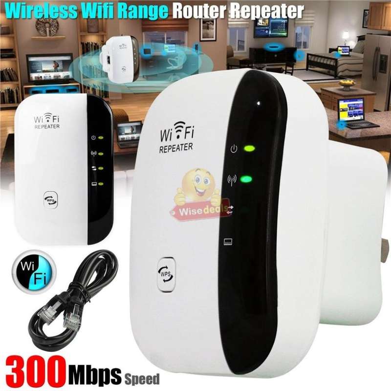 300Mbps WIFI Repeater, Extend the Range of your WIFI Network in Minutes