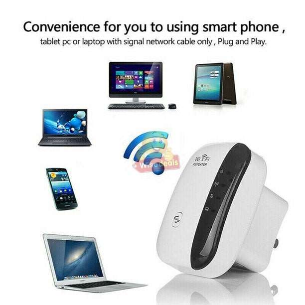 300Mbps WIFI Repeater, Extend the Range of your WIFI Network in Minutes