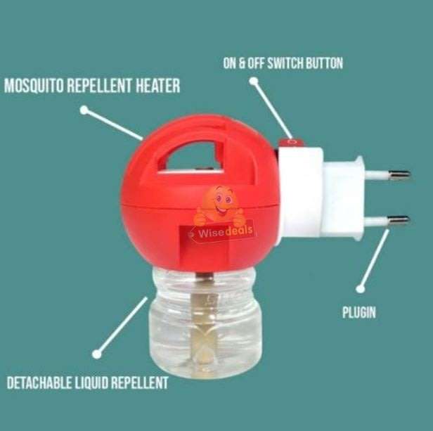 Electric Mosquito Heater with Liquid, Non-toxic, Silent & Safe