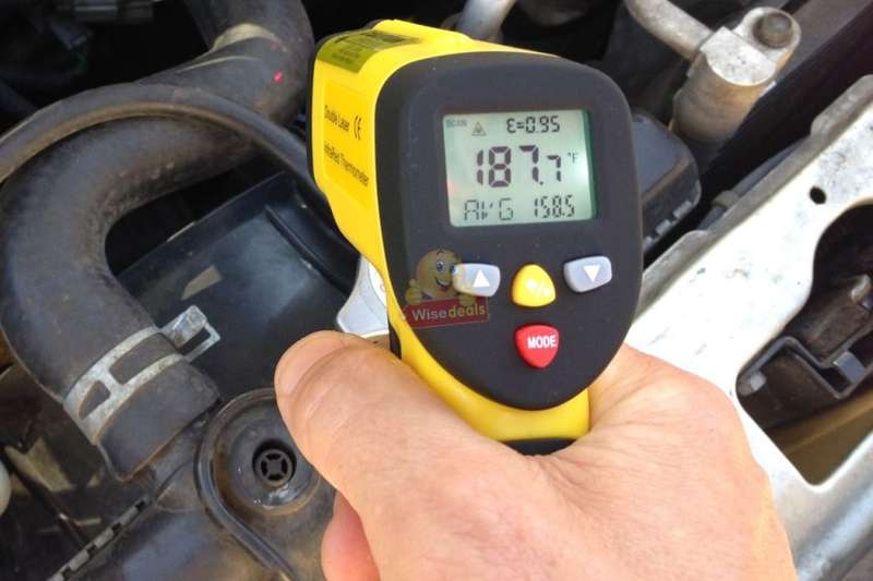 Digital Infrared Laser Thermometer, test heat on hot engine parts, bearings, brake pads etc.