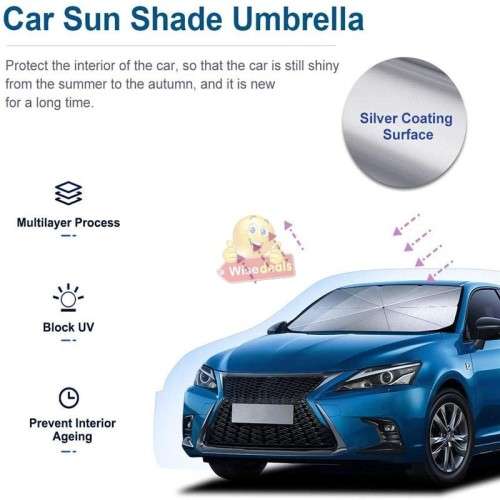 Car Umbrella Windscreen Sun Shade - Protect your car from the sun!