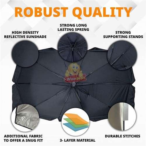 Car Umbrella Windscreen Sun Shade - Protect your car from the sun!
