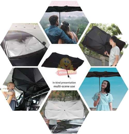 Car Umbrella Windscreen Sun Shade - Protect your car from the sun!
