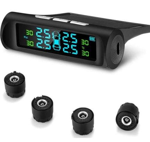 SOLAR and USB Charging Tyre Pressure Monitoring System