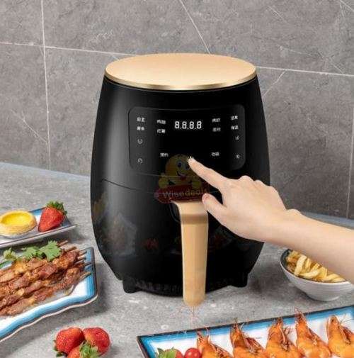 Air Fryer with Digital LED Display, Air-fry, grill, bake, sauté and roast