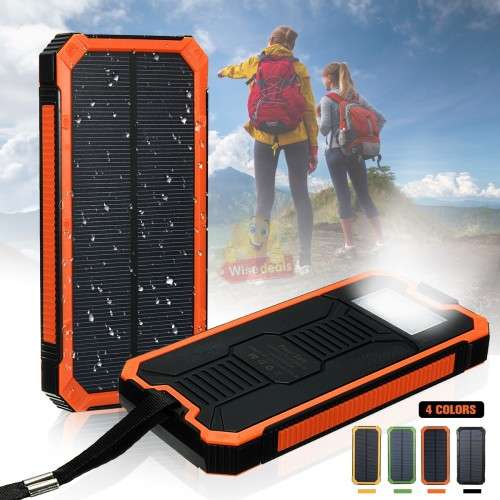 20 000mAh Solar Power Bank