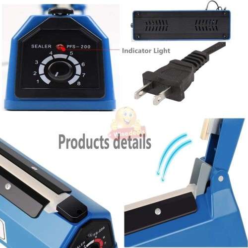 Large 200mm Heating Impulse Sealer