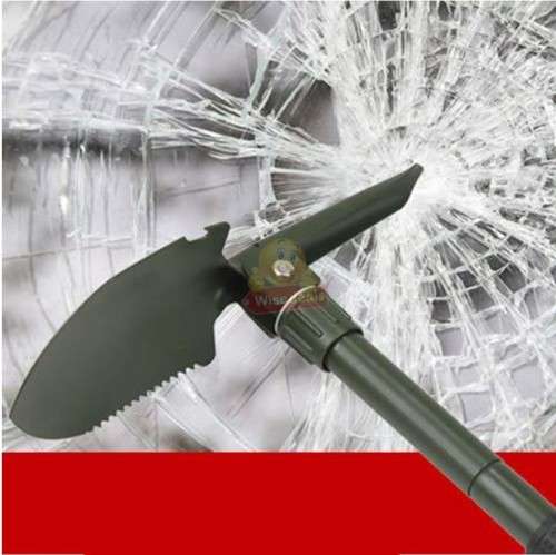 All in One Portable, Practical and Multi-functional Folding Shovel in a Convenient Carry Bag