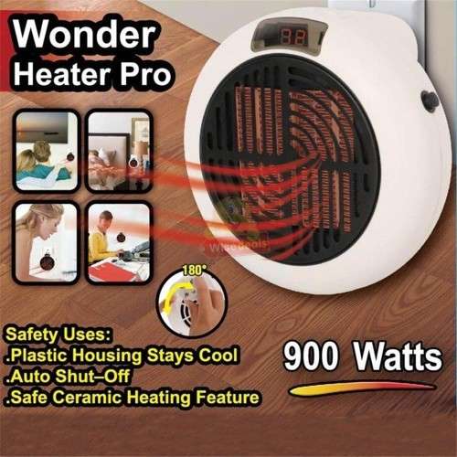 Portable Electrical Heater, Digital temperature Display, High and Low Settings, Auto Shut-off etc.