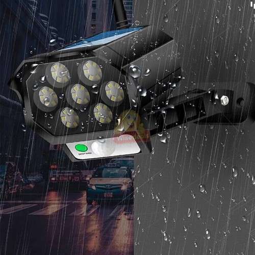 Solar Security Motion Sensor Flood Light with Remote Control, 3 Setting Modes, Waterproof etc.