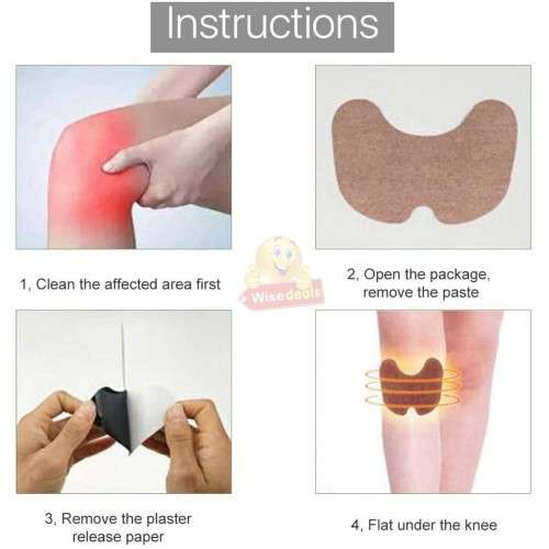 10 Piece Pain Relief Patches for quick relief of pain on various areas