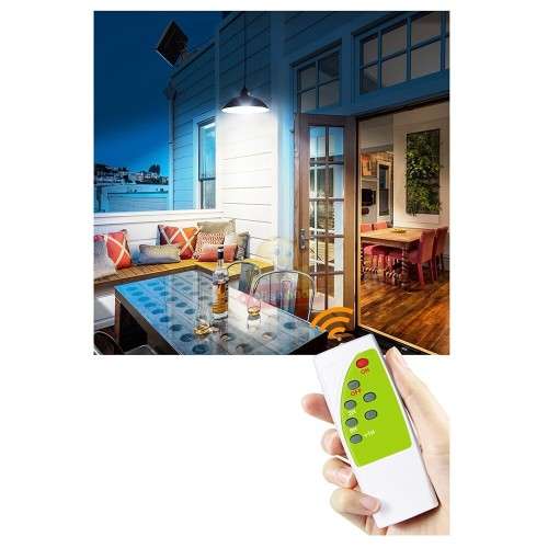 LED SOLAR Light with Remote Control, perfect for indoor and outdoor use, 2400mAh Lithuim Battery