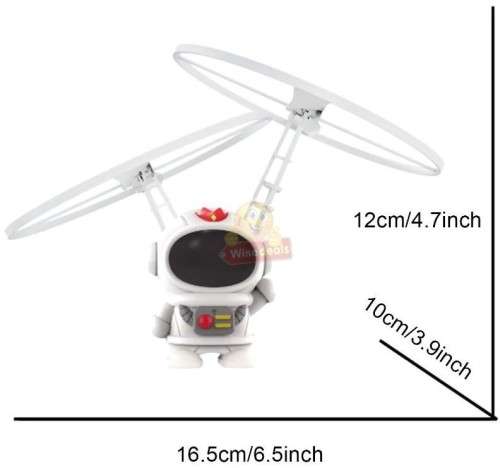 Astronaut Flying Spaceman - Induction, Spinning & Suspension Features and Hand Controlled