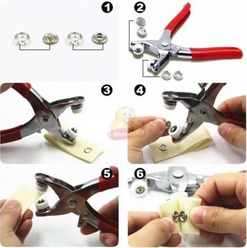 100 Piece Snap Button Kit