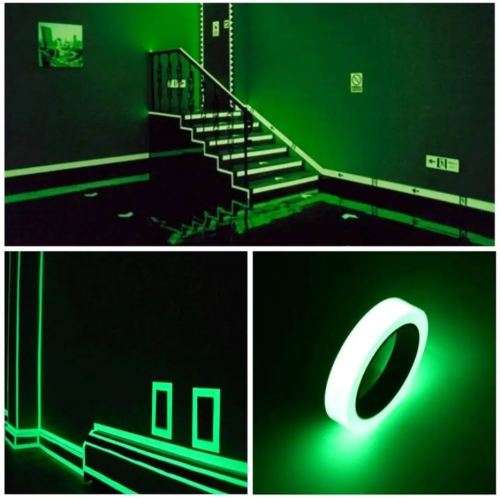 Glow in the Dark Fluorescent Tape - PLEASE SEE NEW DELIVERY FEES