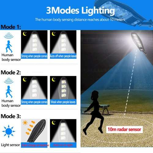 1650 Lumens Solar Street Light