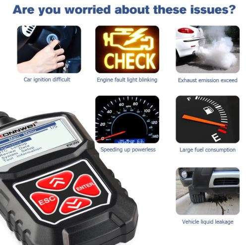 OBD2 Universal Vehicle Diagnostic Scanner KW-310