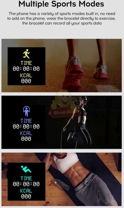Smartwatch support Heart Rate, Blood Pressure and more  APP Fitpro