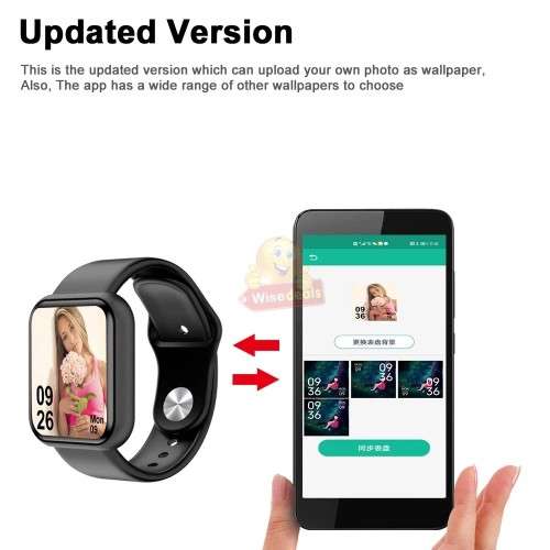Smartwatch support Heart Rate, Blood Pressure and more  APP Fitpro