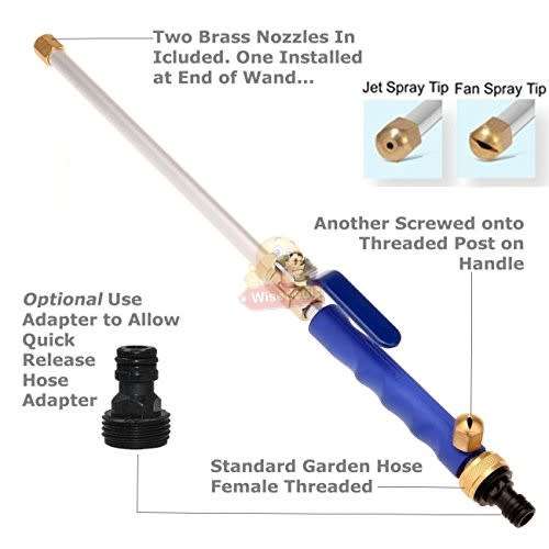 High Pressure Water Spray gun with Accessories