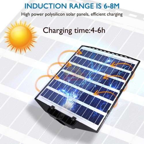 200W Solar Sensor Street Light with Remote Control