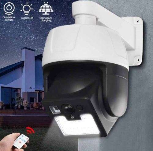Solar Security Motion Sensor Flood Light with Remote Control