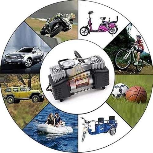Air Compressor Kit with Pressure Gauge in Portable Case with lots of accessories - START AT R1 ONLY
