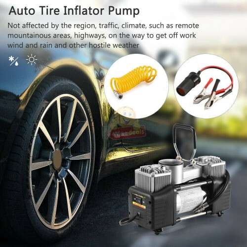 Air Compressor Kit with Pressure Gauge in Portable Case with lots of accessories - START AT R1 ONLY