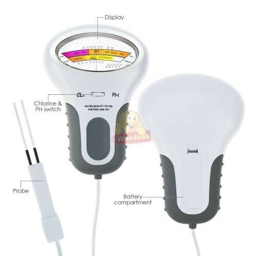 2 in 1 Water Quality Tester PH and Chlorine Tester