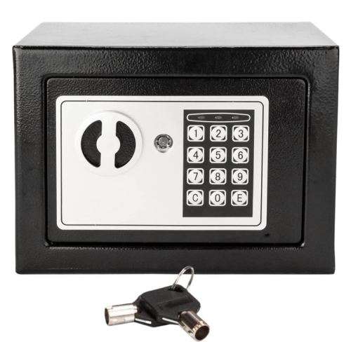 Digital locking Safe with Keys - Durable and Strong Stainless Steel