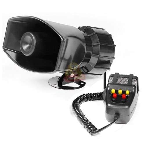 100W 12V Loudspeaker Horn Siren with 7 Sound