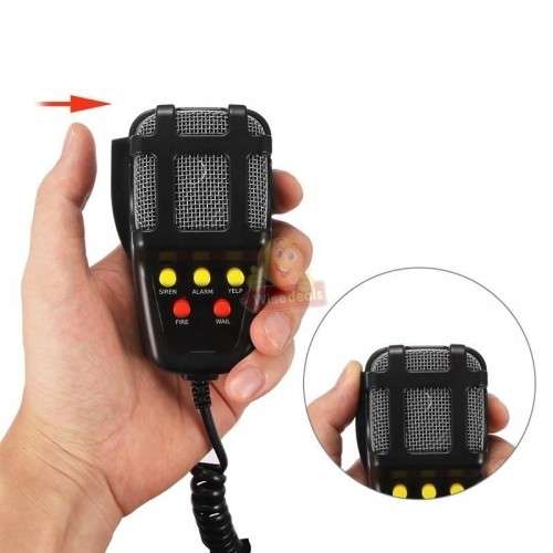 100W 12V Loudspeaker Horn Siren with 7 Sound