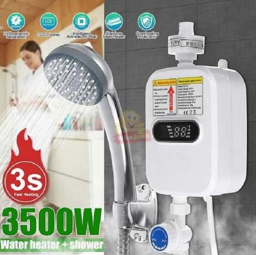 Tankless Electric Instant Hot Water Heating Shower Faucet