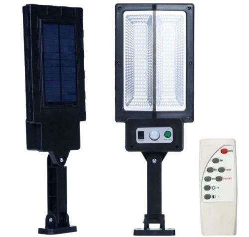 240W Outdoor Solar Sensor Street Light with Remote Control