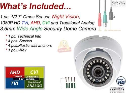Night Vision AHD Indoor Camera - STARTS AT R1 ONLY