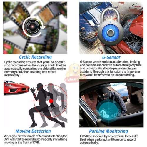 1080P 2.4 Inch LCD Car DVR Camcorder Dashcam