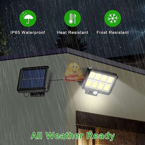 160 LED 8 COB Split Solar Wall Light - STARTS AT R1 ONLY