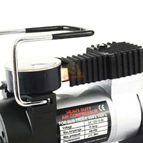 12V 120W Digital Air Compressor with Nozzles