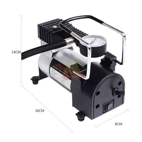 12V 120W Digital Air Compressor with Nozzles