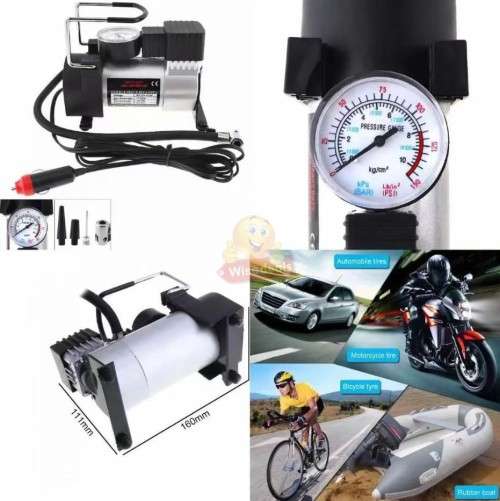 12V 120W Digital Air Compressor with Nozzles