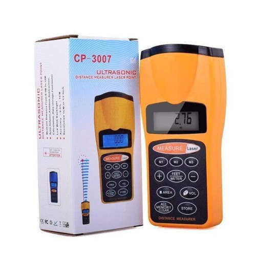 Ultrasonic Digital Distance Meter Laser pointer