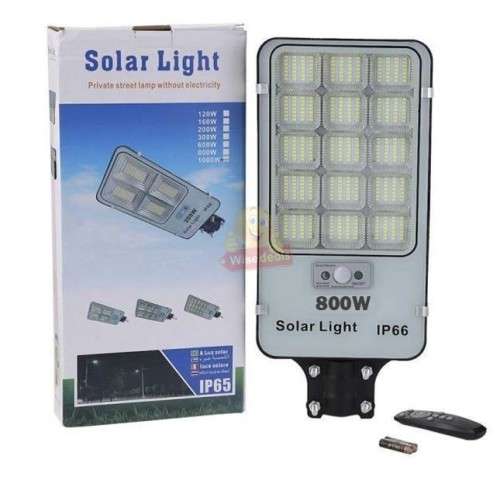800W Solar Street Light with Remote Control - STARTS AT R1 ONLY
