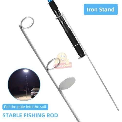 12V Telescopic 4.5m Fishing Rod LED Light, Waterproof, 4600 Lumens etc. - STARTS AT R1 ONLY