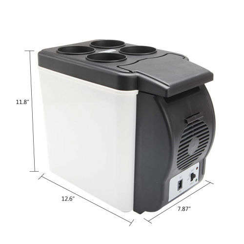 6L PORTABLE CAR FREEZER AND WARMER FOR CAR AND HOUSEHOLD USE, 12V & 220V