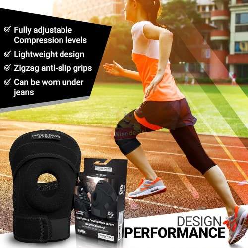 Adjustable one size-fully Knee Support, Non-Slip, Pain Relief, Prevent Injury