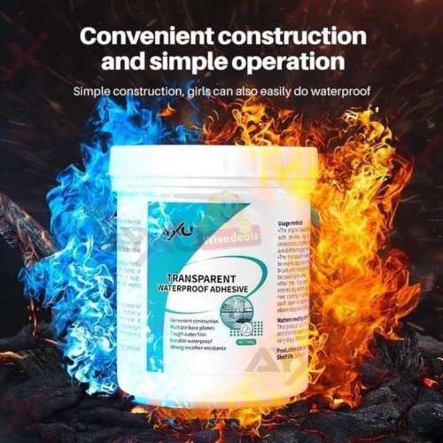 Waterproof Transparent SEALER, The Perfect Solution for All Your Leakage Needs - START R1 ONLY