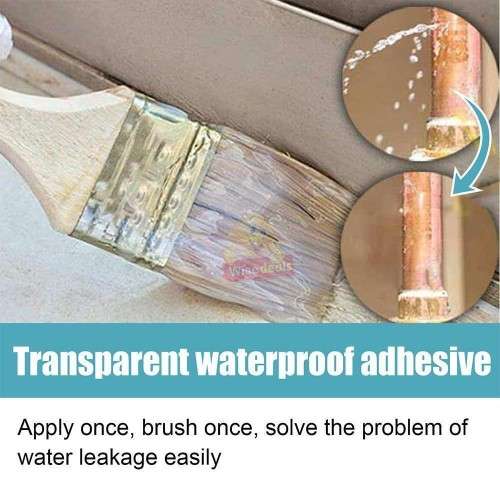 Waterproof Transparent SEALER, The Perfect Solution for All Your Leakage Needs - START R1 ONLY